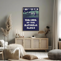 National Parks Travel Poster Vintage Scenic Wall Art