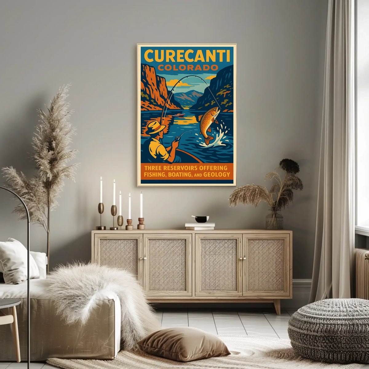 Curecanti Colorado Adventure Poster