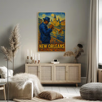 New Orleans Jazz Night Poster
