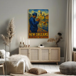 New Orleans Jazz Night Poster
