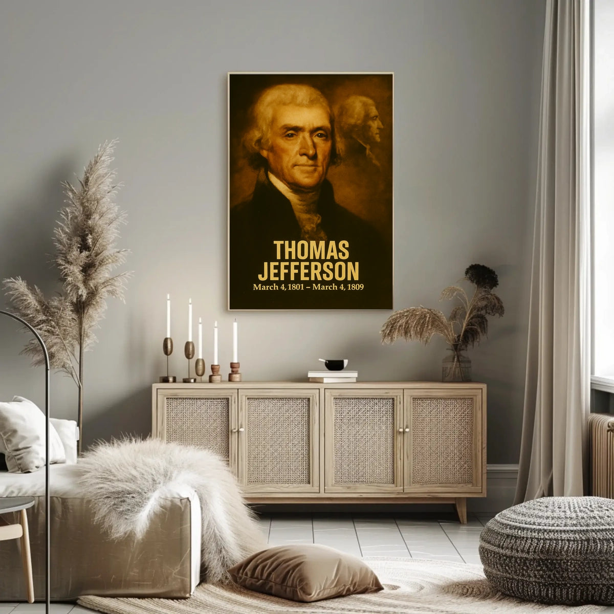 Thomas Jefferson 3Rd President Poster