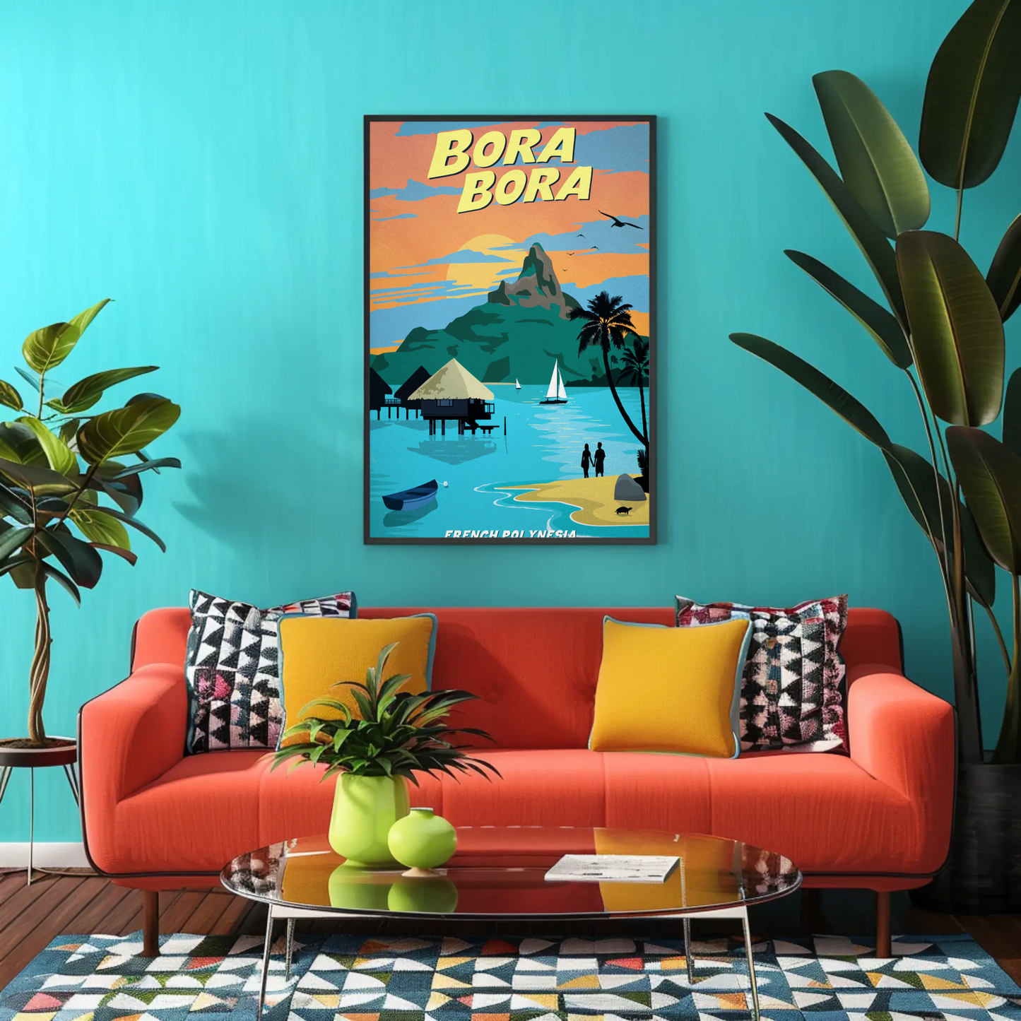 Bora Bora Travel Poster
