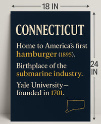 Connecticut Highlights Wall Art Print PosterGoat