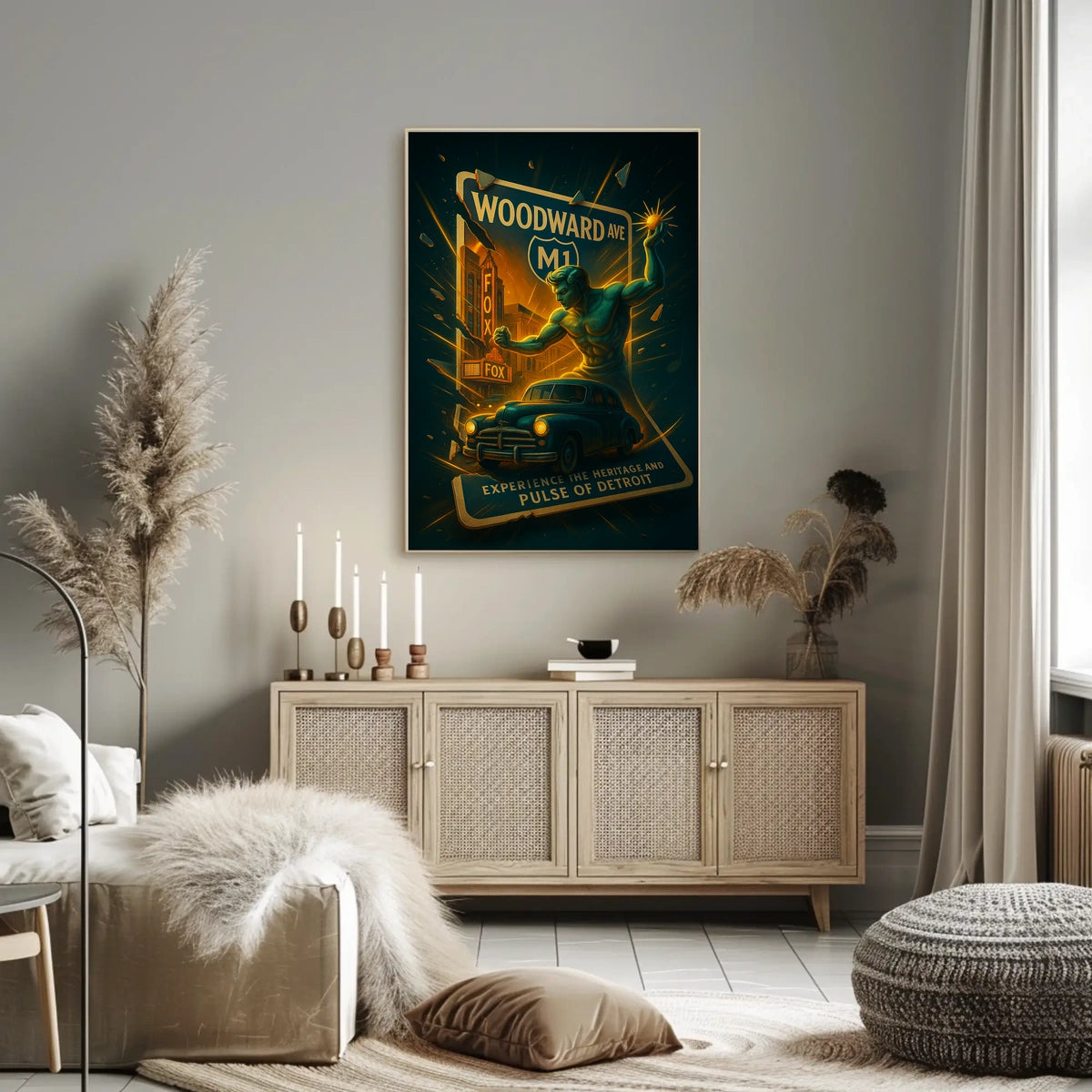 Woodward Avenue Experience Detroit Poster