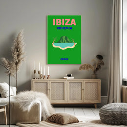 Ibiza Bohemian Paradise Island Travel Poster PosterGoat