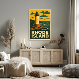 Rhode Island Lighthouse Poster
