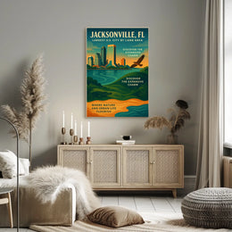 Discover JacksonvilleS Expansive Charm Poster