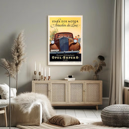 Opel Super 6 Advertisement Poster