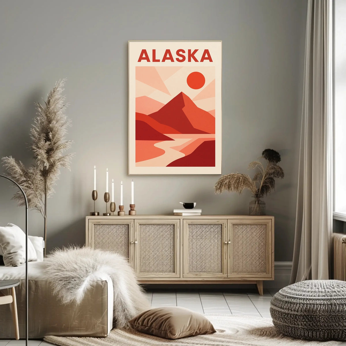 Alaska A Scenic Tribute Poster