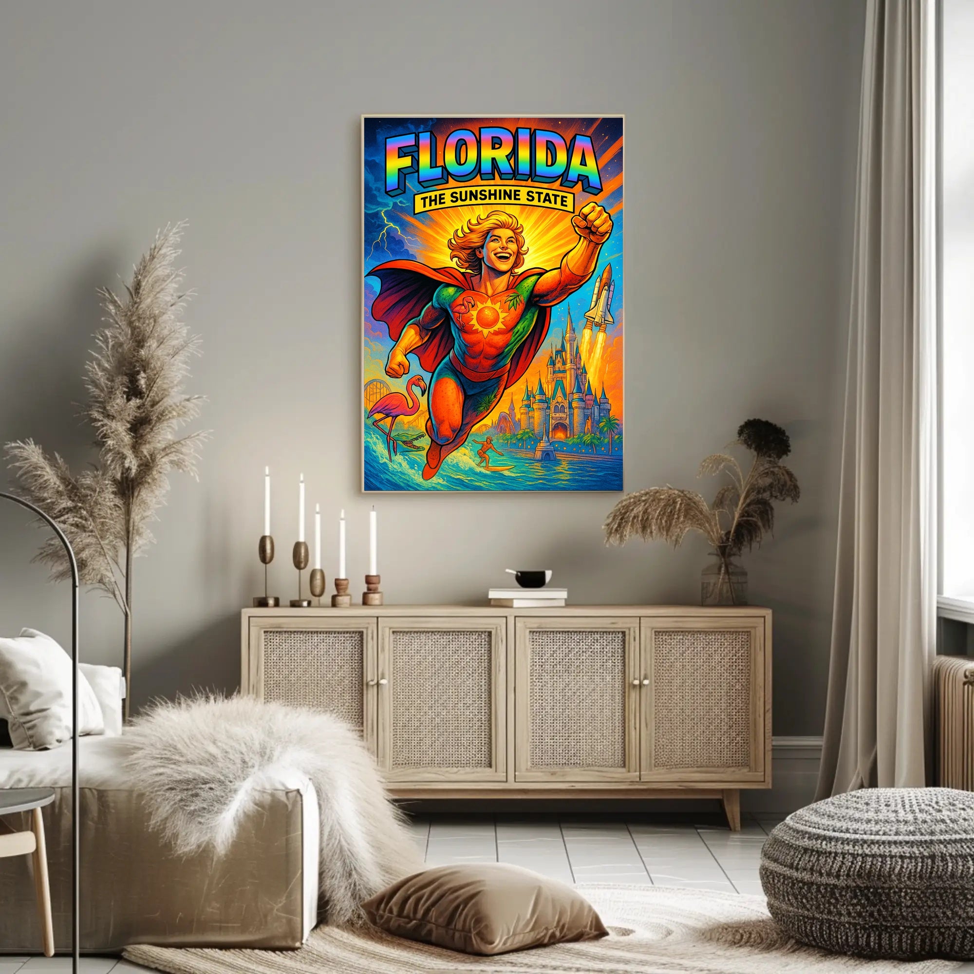 Florida The Sunshine State Poster PosterGoat