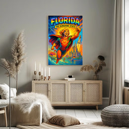 Florida The Sunshine State Poster PosterGoat