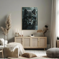 Winter Wolf Poster PosterGoat