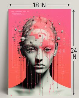 Futuristic Mindscape Poster