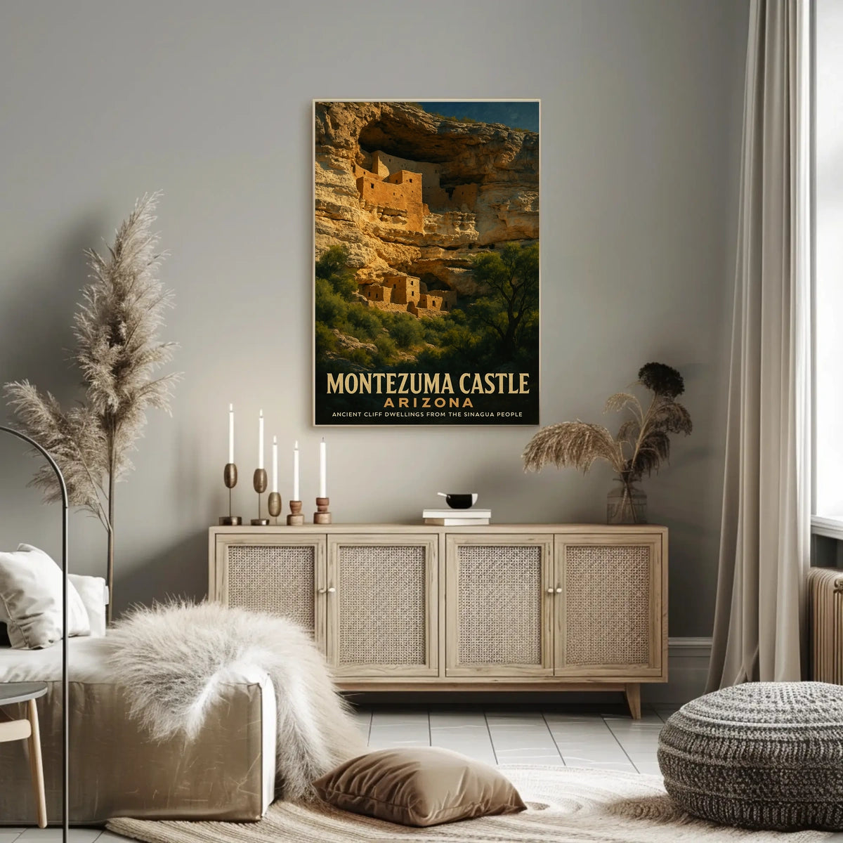 Montezuma Castle Ancient Cliff Poster