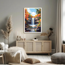 Cuyahoga Valley National Park Waterfall Poster