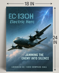 EC-130H Electric Herc Poster PosterGoat