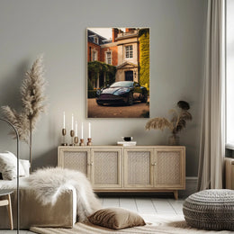Luxurious Sports Car Elegance Modern Artistic Poster