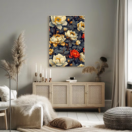 Floral Elegance Wall Art Print for Home Decor