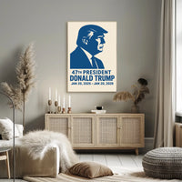 Donald Trump A Vision in Red, White, and Blue Poster