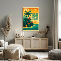 Fly to the British Indian Ocean Territory Poster