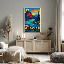 Glacier National Park Montana Poster