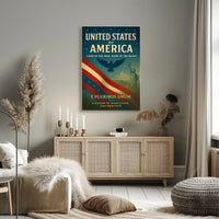 United States of America A Nation of Innovation and Heritage Poster