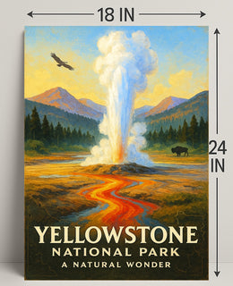 Yellowstone National Park A Natural Wonder Poster PosterGoat