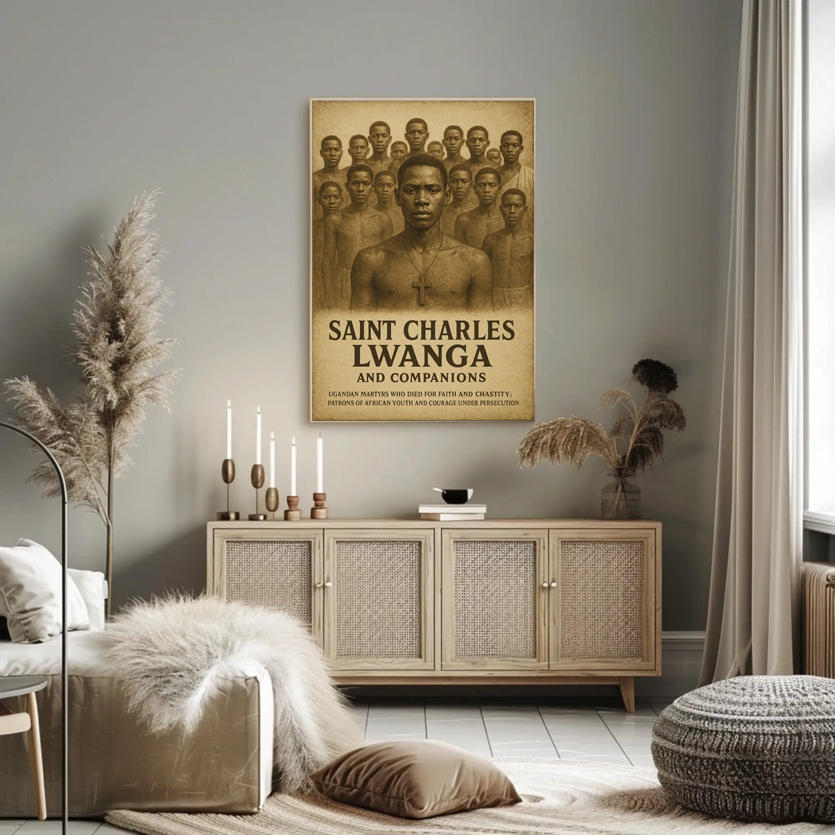 Saint Charles Lwanga And Companions Poster