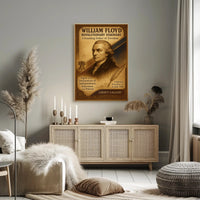 American Independence Historical Figure Vintage Patriotic Poster