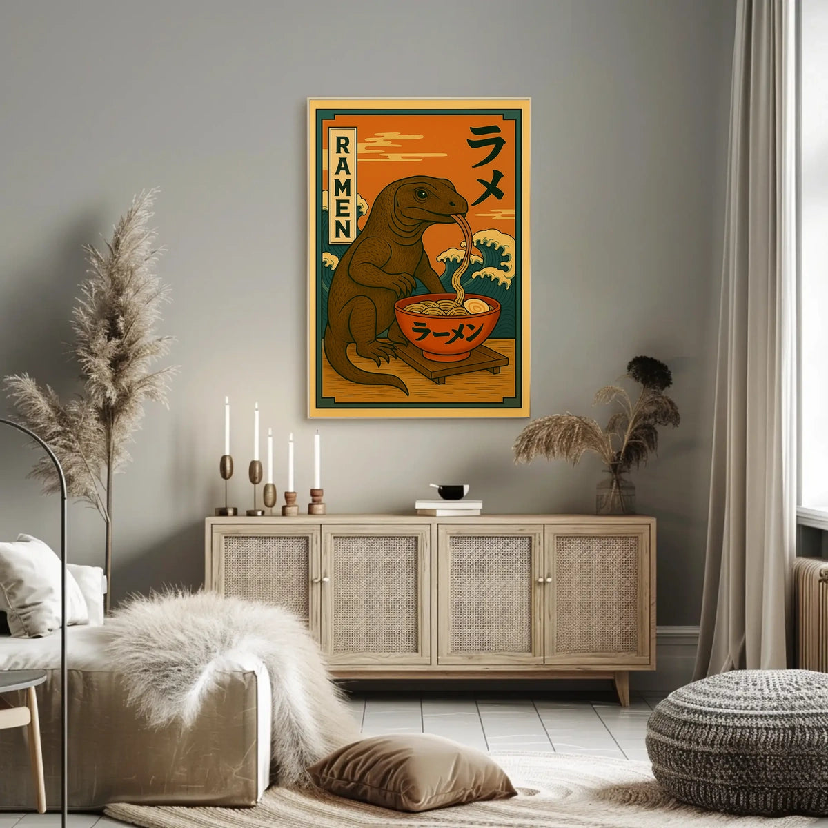 Ramen Reptile Delight Poster