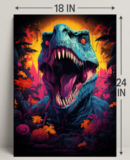 Roaring Jurassic Poster PosterGoat