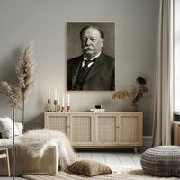 Dignified Portrait of Man in Suit - Historical Poster