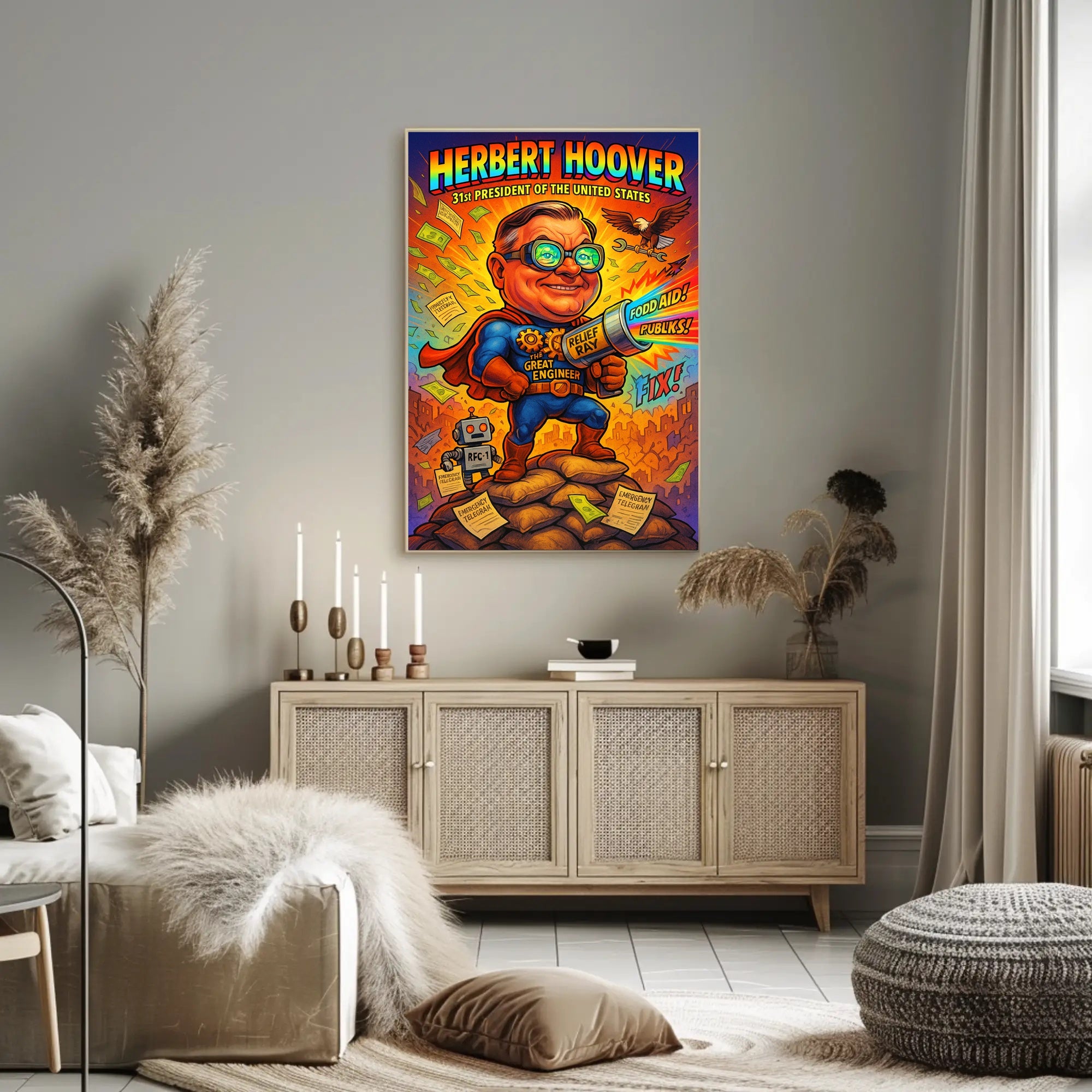 Herbert Hoover 31st President Poster PosterGoat