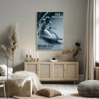 Usa Bobsleigh Beijing 2022 Poster