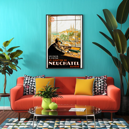 Neuchâtel - A Country to Visit Poster