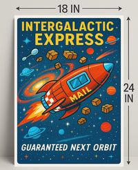 Intergalactic Express Poster PosterGoat