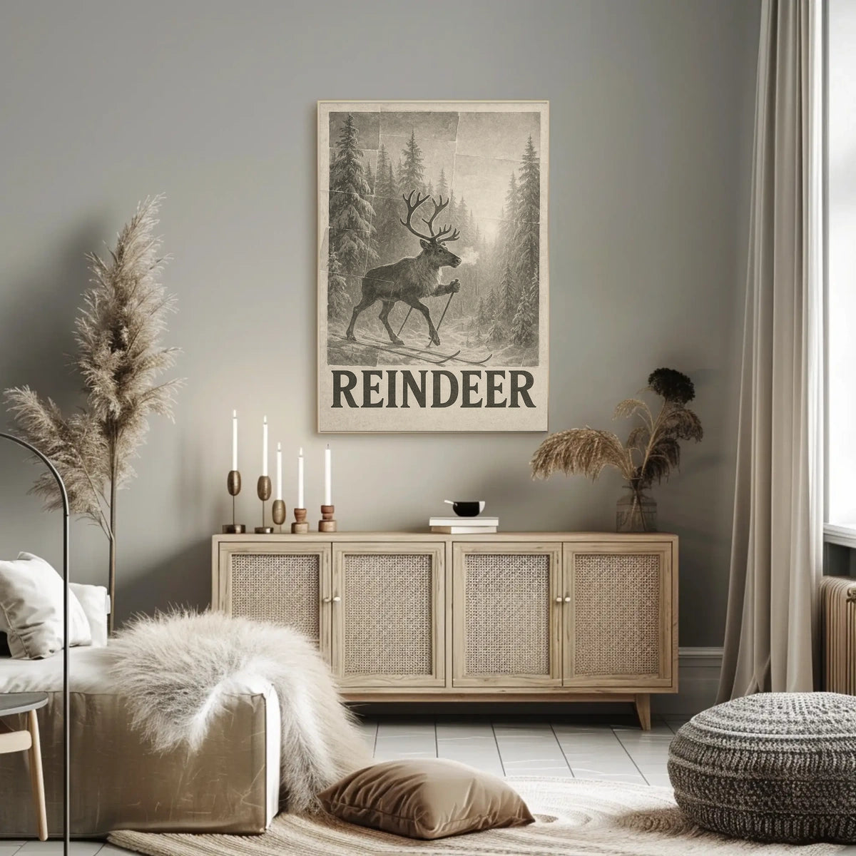 Reindeer Adventure Poster