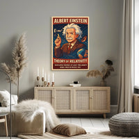 Albert Einstein Theory Of Relativity Poster