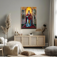 Iconic Religious Figure Poster