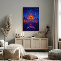 Majestic Iowa Myth Magic Poster