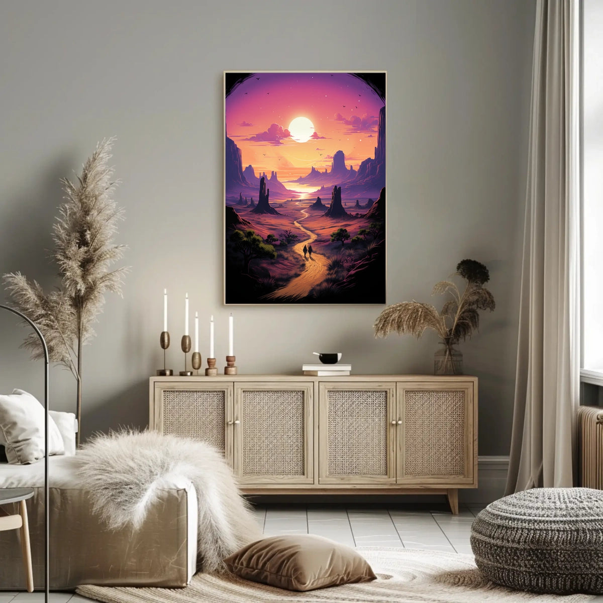 Journey Through The Painted Desert Poster
