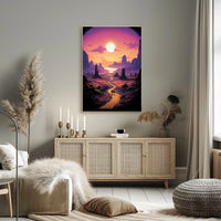Journey Through The Painted Desert Poster