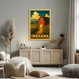 Indiana Countryside Poster