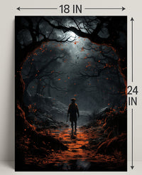 Mystical Forest Wanderer Poster