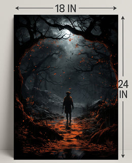 Mystical Forest Wanderer Poster