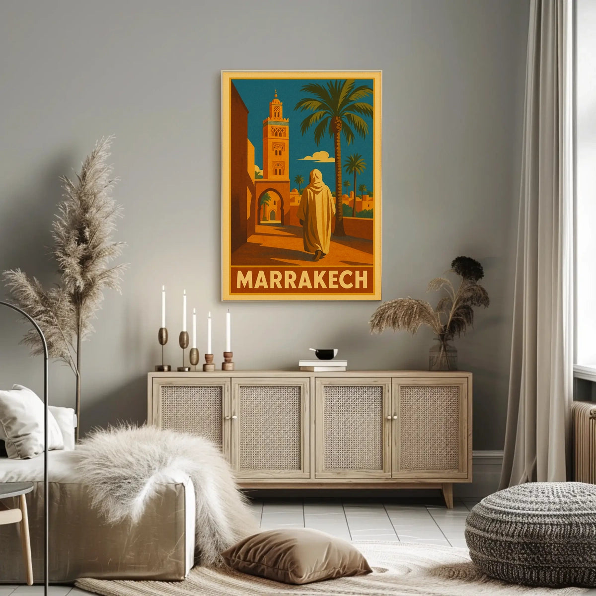 Marrakech Travel Poster
