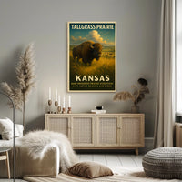 Tallgrass Prairie Of Kansas Poster