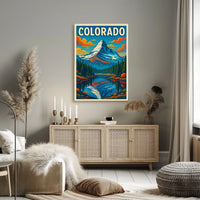 Colorado Mountain Landscape Poster