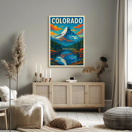 Colorado Mountain Landscape Poster
