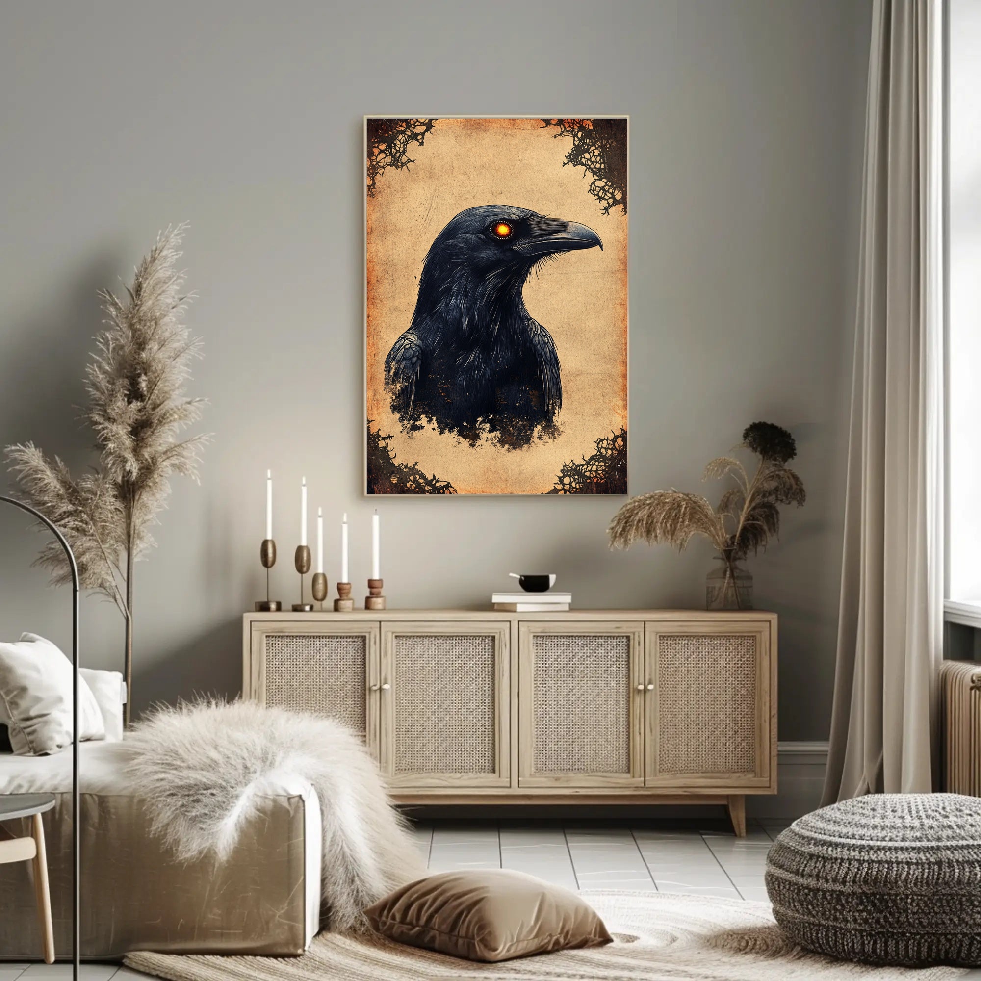 The Enigmatic Raven Poster